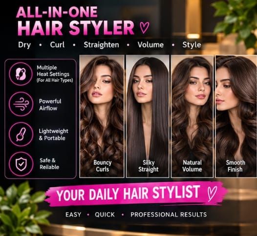5-in-1 Hot Air Styler & Multi-Function Hair Styling Kit